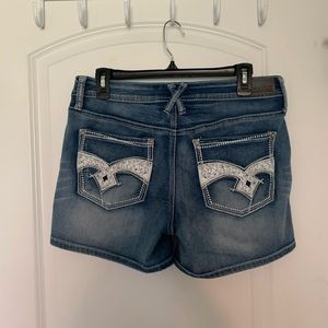 Denim shorts